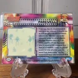 1999 Topps Pokemon Card Farewell #39 Mewtwo Strikes Back Blue Logo - Image 2