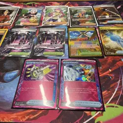 Lot of 12 Pokemon Trainer Cards NM- Includes 1 Vintage (Mysterious Fossil) - Image 3