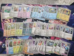 390+ Pokemon TCG Reverse Holos Bulk Card Lot NO ENERGY & 4 Surging Sparks decks - Image 3