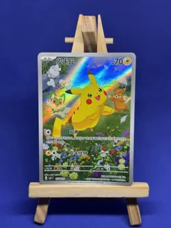 Pikachu promo card, specifically the 0708/09 CBB1C Gem Pack Horizon Holo NM/M - Image 1
