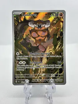 Pokemon TCG Black Bolt: Landorus Illustration Rare Card 131/086 NM/M Condition - Image 1