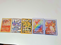 Lot Of 5 Pokemon Cards - Shiny Darkrai GX, Charizard Vmax - Image 1