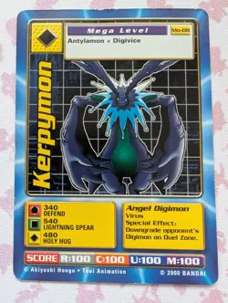 Digimon Digi Battle Kerpymon Evil Mo-08 Vintage Movie Promo Card - Image 1