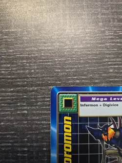 Vintage Digimon CCG Movie Promo Card Diaboromon MO-12 - Image 4