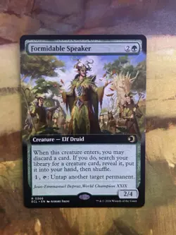 Formidable Speaker (Extended Art) Lorwyn Eclipsed Regular - Image 1