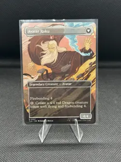 The Legend of Roku Avatar Roku - BORDERLESS MTG Avatar: Non Foil - Image 1