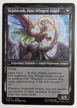 Sephiroth, Fabled SOLDIER (0115) Final Fantasy FIN, Magic MtG, Regular - NM! - Image 2