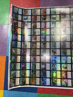 MTG Magic the Gathering War of the Spark FOIL Uncut Rare/Mythic Sheet - Image 4