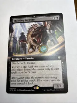 Thieving Varmint (Extended Art) Commander: Outlaws of Thunder Junction Regular - Image 1