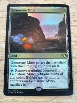 Gemstone Mine Foil 247 DMR Dominaria Remastered NM MTG - Image 1