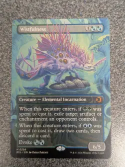 Wistfulness (Borderless) Lorwyn Eclipsed Regular With Free Oko, Lorwyn Liege! - Image 2