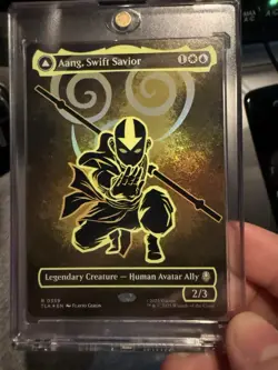 Aang, Swift Savior (Borderless) (Neon Ink Foil) Avatar: The Last Airbender Foil - Image 1