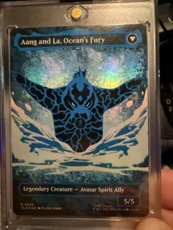 Aang, Swift Savior (Borderless) (Neon Ink Foil) Avatar: The Last Airbender Foil - Image 2