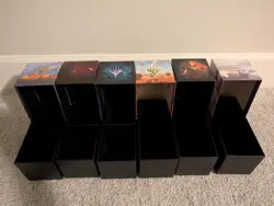 MTG Magic The Gathering Accessories Lot Empty Bundle Boxes Dragon Shield Sleeves - Image 2