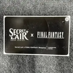 Magic the Gathering MTG Secret Lair X Final Fantasy: Rainbow Foil Weapons, Wear - Image 1