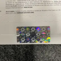 Magic the Gathering MTG Secret Lair X Final Fantasy: Rainbow Foil Weapons, Wear - Image 4