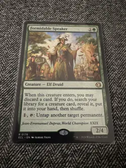 NM - Formidable Speaker - 106 -Lorwyn Eclipsed - Non Foil - MTG - Image 2
