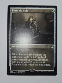 MTG Portable Hole AFR 396 Regular Promo - Image 2