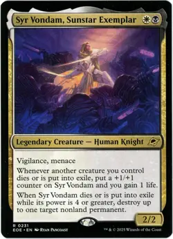Syr Vondam, Sunstar Exemplar - 0231 - Edge of Eternities - MTG - NM/M - Image 1