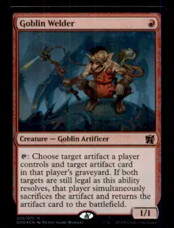 Goblin Welder LP Light Play Elves VS Inventors MTG [12266] - Image 1