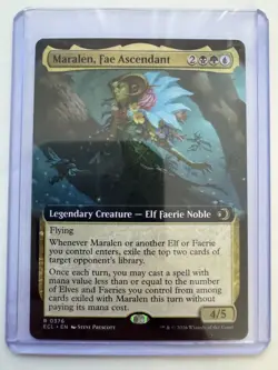 Maralen, Fae Ascendant Extended Art Non-Foil Lorwyn Eclipsed NM MTG ENG #0233 - Image 1