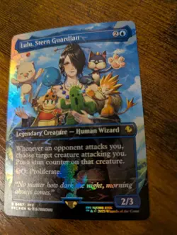 Lulu, Stern Guardian (Borderless) (Chocobo Track Foil) R Commander: FINAL FANTAS - Image 1