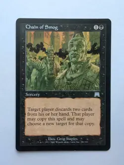 MTG Chain of Smog (ONS) Onslaught Regular Uncommon 132/350 - Image 1