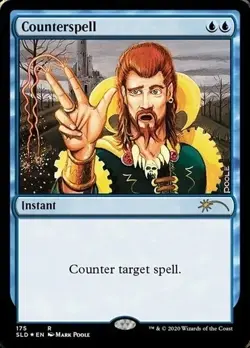 counterspell x1 -FOIL- secret lair mtg magic - Image 1