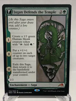 ​Jugan Defends the Temple - NM MTG NEO - Kamigawa: Neon Dynasty 194/302 Mythic - Image 1