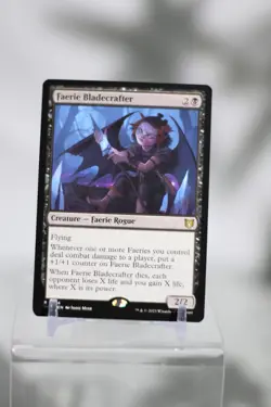 Faerie Bladecrafter Commander: Wilds of Eldraine Regular NM - Image 1