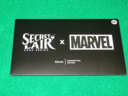 MTG SECRET LAIR X MARVEL'S STORM RAINBOW FOIL EDITION MAGIC THE GATHERING NEW - Image 1