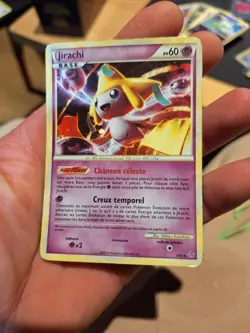 Jirachi 1/95 HGSS Unleashed 2010 French LP Holo Pokemon TCG - Image 1