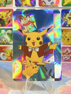 Pokemon Vintage Pocket Monsters Vending HOLO Prism Sticker 1999 Bandai Nintendo - Image 4