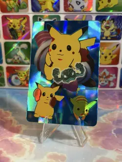 Pokemon HOLO Vintage Pocket Monsters Vending Prism Sticker 1998 Nintendo - Image 3