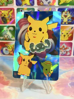 Pokemon HOLO Vintage Pocket Monsters Vending Prism Sticker 1998 Nintendo - Image 4