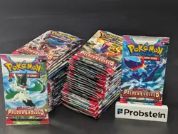 Lot of (52) Pokemon Scarlet & Violet Paldea Evolved Booster Packs SEALED - Image 1