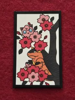 2013 Pokemon HANAFUDA Kanto March JIGGLYPUFF & KANGASKHAN NM - Image 1