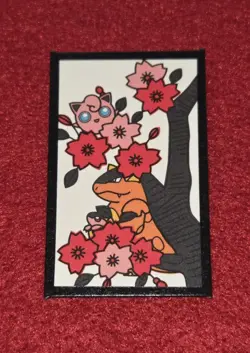 2013 Pokemon HANAFUDA Kanto March JIGGLYPUFF & KANGASKHAN NM - Image 2