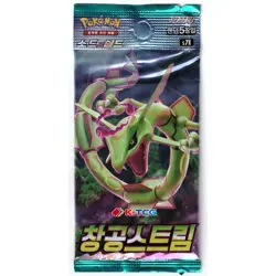 Korean Pokemon Sword & Shield "Blue Sky Stream" S7R Booster Pack 1pack - Image 1