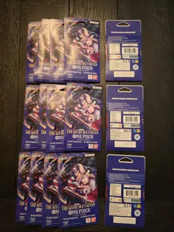 One Piece Card Game OP-14 Sleeved Booster Packs 15 Total New Sealed English Lot - Image 5