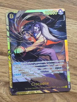 Crocodile - OP14-120 Sec The Azure Sea's Seven Op14 One Piece Tcg PACK FRESH - Image 1