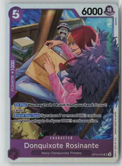 Donquixote Rosinante OP10-072 One Piece Royal Blood Super Rare Near Mint - Image 1