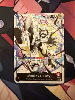 2025 One Piece TCG Starter Deck Ex Gear 5 Monkey D. Luffy ST21-001 Alternate Art - Image 2