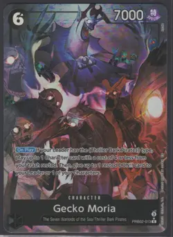 One Piece Premium Booster The Best Vol. 2 Gecko Moria Alt Art PRB02-013 English - Image 1