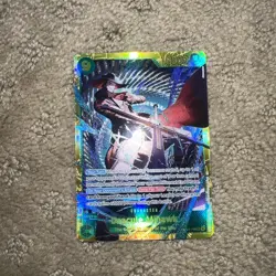 One Piece CCG Dracule Mihawk - OP14-119 - The Azure Sea's Seven (OP14) - Image 2