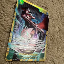 One Piece CCG Dracule Mihawk - OP14-119 - The Azure Sea's Seven (OP14) - Image 4