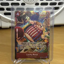 Namco Lucky.Roux A Fist of Divine Speed OP09-015 Character Blocker Foil TR - Image 1