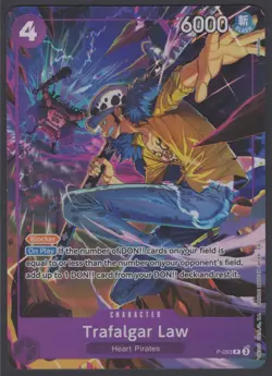 One Piece Illustration Box Vol. 6 Promo Trafalgar Law P-093 English - Image 1
