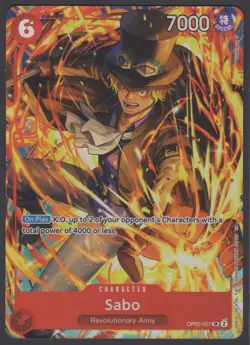 One Piece Illustration Box Vol. 5 Promo Sabo OP05-007 SR English - Image 1