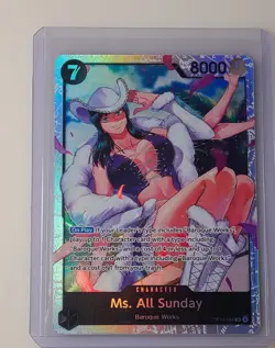 Ms. All Sunday OP14-084 The Azure Sea's Seven SR Foil One Piece - Image 1